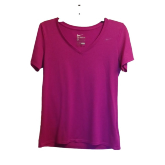 NIKE PINK SHIRT, DRI-FIT, SIZE MEDIUM - Picture 1 of 4